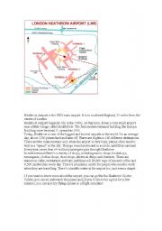 English Worksheet: Heatthrow airport