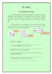 English worksheet: READING - REGULAR VERBS