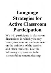 English Worksheet: Sentence prompts for discussions