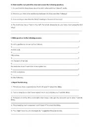 English Worksheet: Mrs. Bixby and the Colonels Coat (part 2)