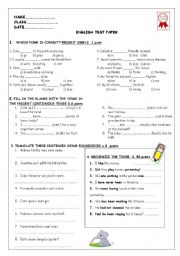 TEST PAPER INTERMEDIATE SS