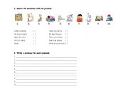 English worksheet: Commands and instructions