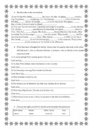 English Worksheet: Present simple? Past simple