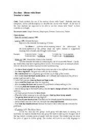 English Worksheet: Idioms with heart