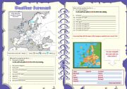 English Worksheet: WEATHER FORECAST + will + countries