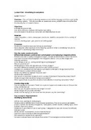 English Worksheet: Advertising is everywhere
