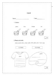 English worksheet: I part