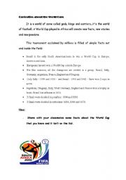 English Worksheet: World cup 