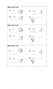 English worksheet: Put the letters in the correct order.