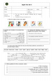 present simple worksheet