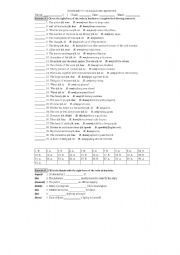 English worksheet: worksheet on subject verb agtreement (with key)