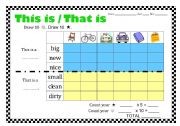 English worksheet: This is / That is