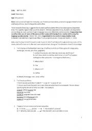 English Worksheet: Lesson Plan for communicative task - Restaurant dialogues