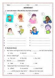 English Worksheet: Health Problems