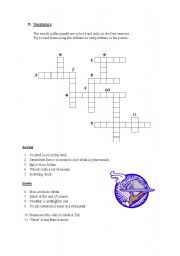 English Worksheet: Lets eat out!- Vocabulary exercise
