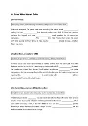 English worksheet: Filling the blank!