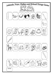 English Worksheet: Revision Boardgame