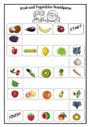 Fruit and Vegetables Board Game