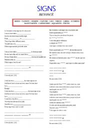 English Worksheet: teaching star signs