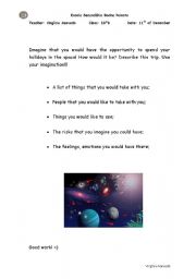 English worksheet: astronauts