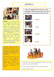 English Worksheet: seinfeld