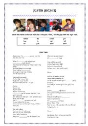 English Worksheet: Justin Bieber