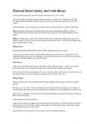 English Worksheet: Pastoral farms