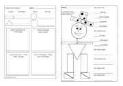 English Worksheet: Shapes