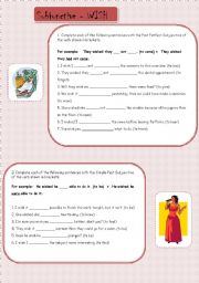 English Worksheet: Subjunctive - WISH