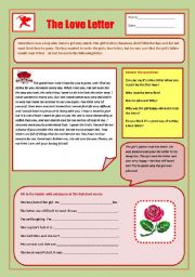 English Worksheet: The Love Letter