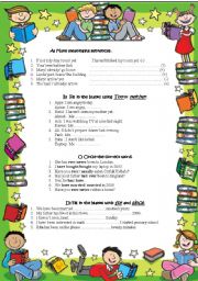 English Worksheet: present perfect tense and too-neither