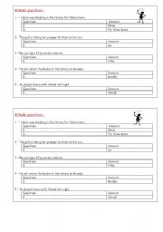 English Worksheet: making questions