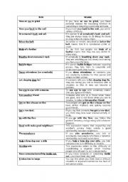 English Worksheet: Topic-related idioms: relationships