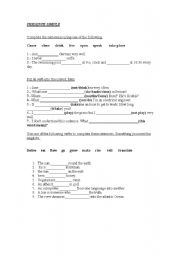 English Worksheet: Present Simple