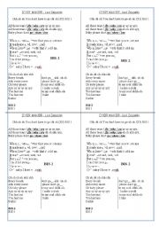 English Worksheet: DYER MAKER - Led Zeppelins song. Handout + youtube link (Sheryl Crows cover)