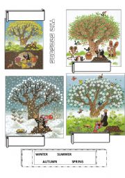 English Worksheet: seasons