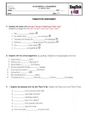 English Worksheet: Grammar