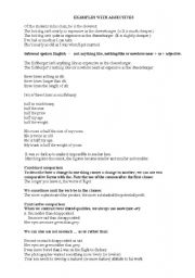 English Worksheet: adjectives