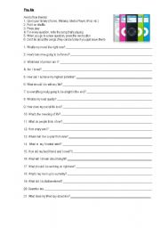 English Worksheet: Nice ice-breaker