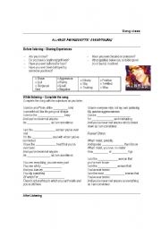 English Worksheet: Everything - Alanis Morissette