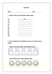 English Worksheet: MONTHS, AND SEASONS OF THE YEAR