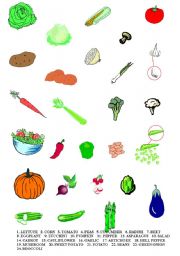 vegetables