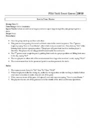English Worksheet: Bow to Your Master