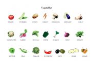 English Worksheet: Vegetables