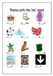 English Worksheet: Phonics with the 