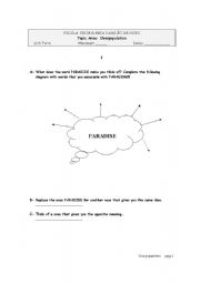 English worksheet: Overpopulation