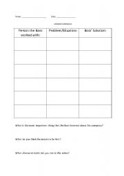 English worksheet: Undercover Boss - CBS TV Show