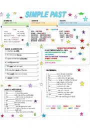 English Worksheet: simple past