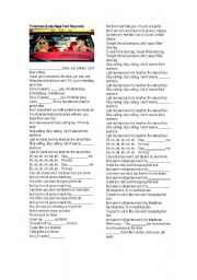 English Worksheet: Song activity - Telephone Lady Gaga & Beyonce