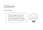 English Worksheet: Colours